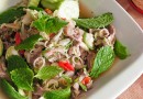 ยำเนื้อ-มะเขือเปราะ