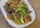 หมูสับผัดขิง
