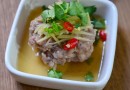 หมูสับนึ่งปลาอินทรีย์เค็ม