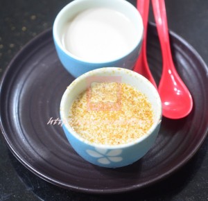Riceberry Milk Pudding