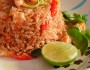 ข้าวผัดน้ำพริกนรก-กุ้งสด