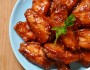 ปีกกลางไก่ทอดซอสแดง