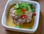 หมูสับนึ่งปลาอินทรีย์เค็ม